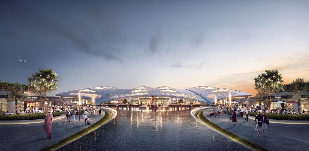 Render of Aerocity Bhogapuram Infrastructure